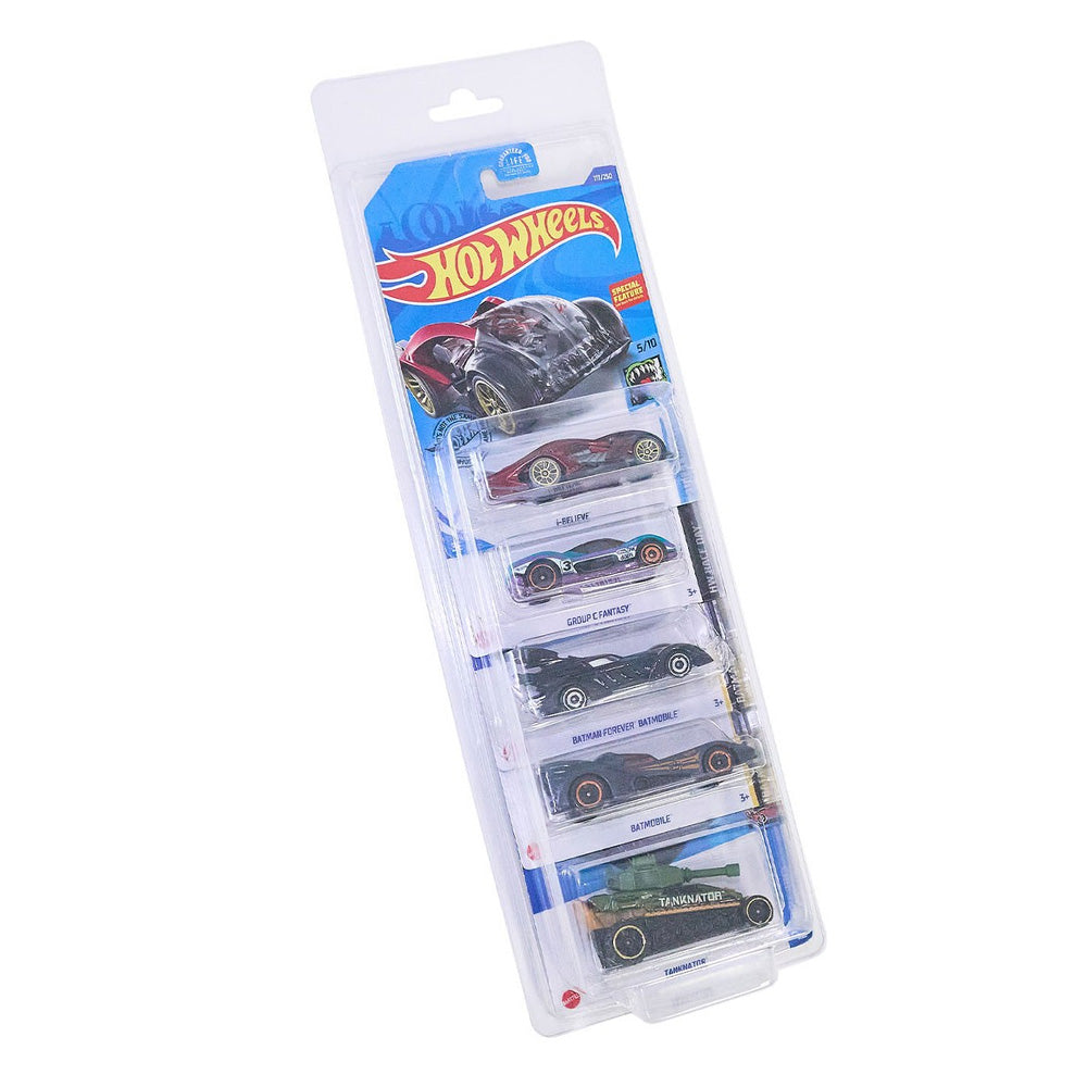 Triple 9: Hot Wheels Premium Blister Protectors (5x Cars) Size B - 1 Protector