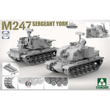 Takom US M247 Sergeant York SPAAG Tank 1:35 Model Kit 2160