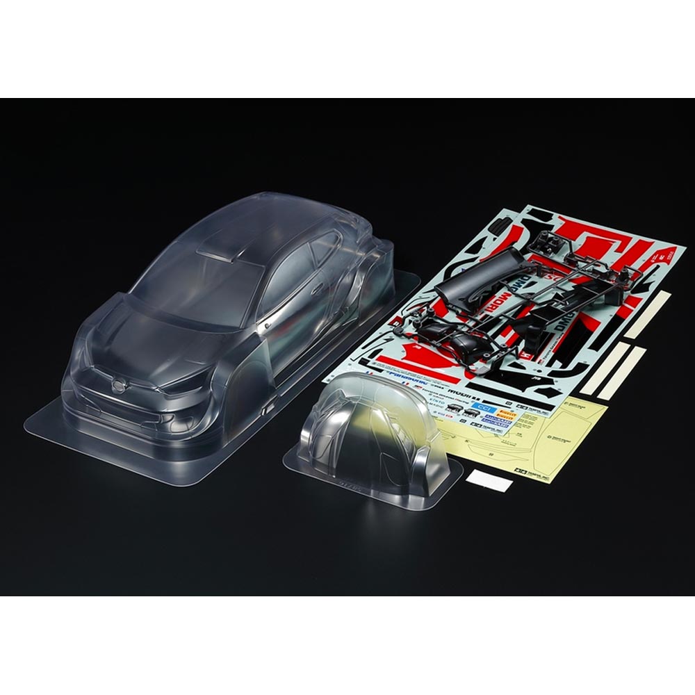 Tamiya 51707 Toyota  Gazoo Racing WRT/GR Yaris Rally 1 Hybrid Body Parts Set for 58716