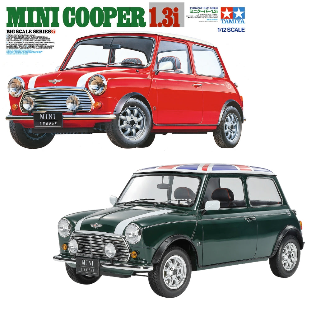 Tamiya 12031 1991 Rover Mini Cooper 1.3i 1:12 Model Kit – Jadlam