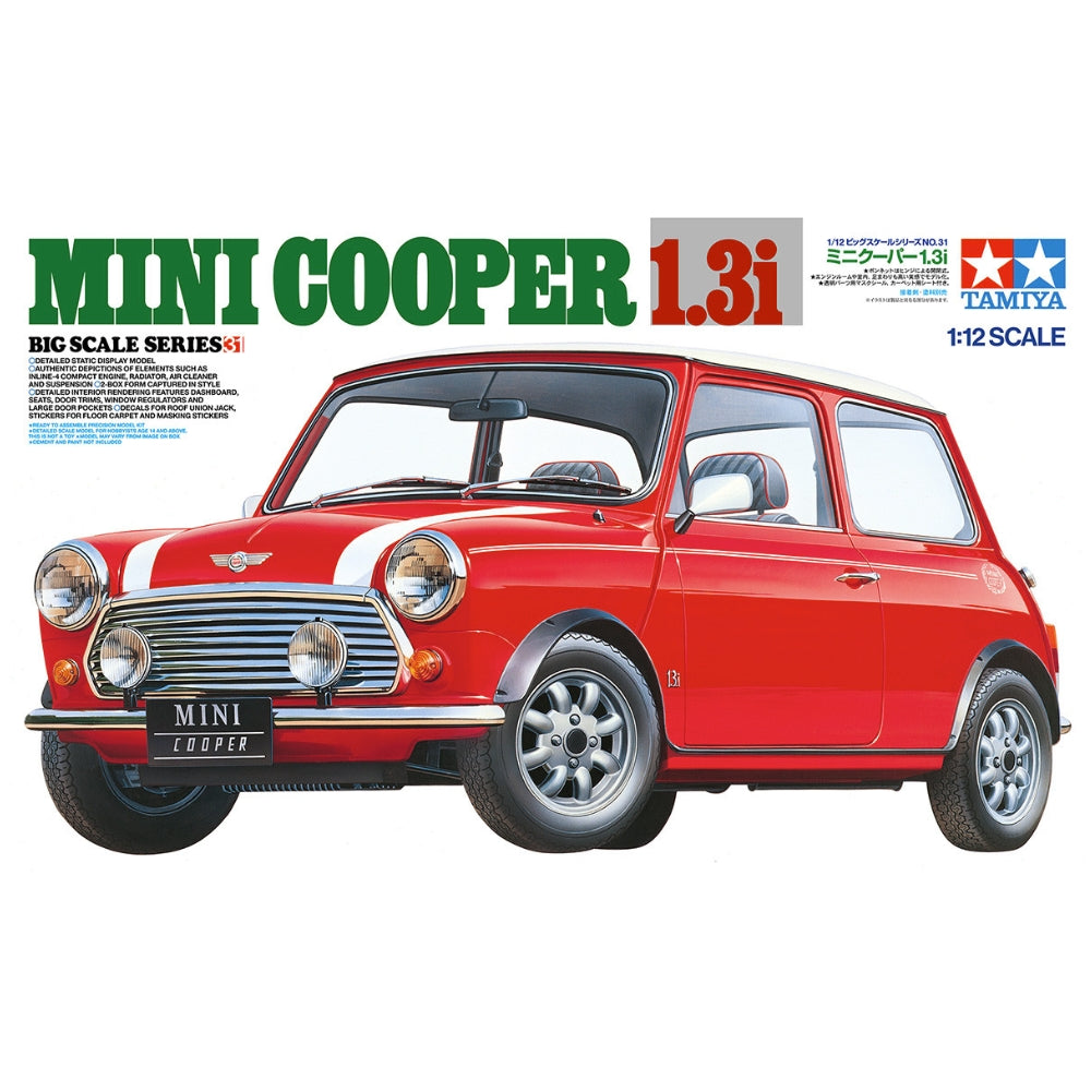 Tamiya 12031 1991 Rover Mini Cooper 1.3i 1:12 Model Kit