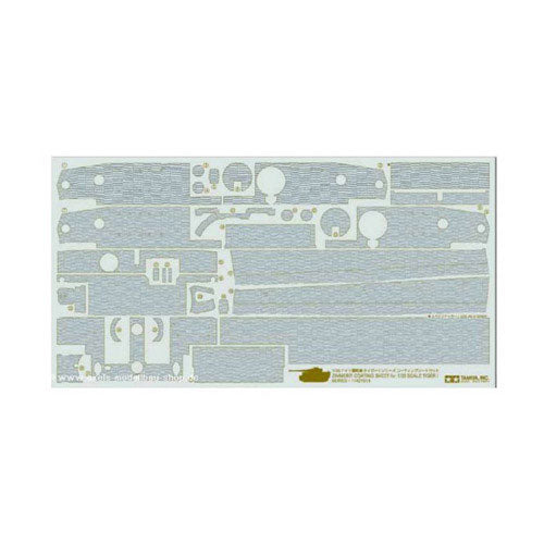 TAMIYA 12647 Zimmerit Coating Sheet - Tiger I Mid Late Prod 1:35 Military Kit