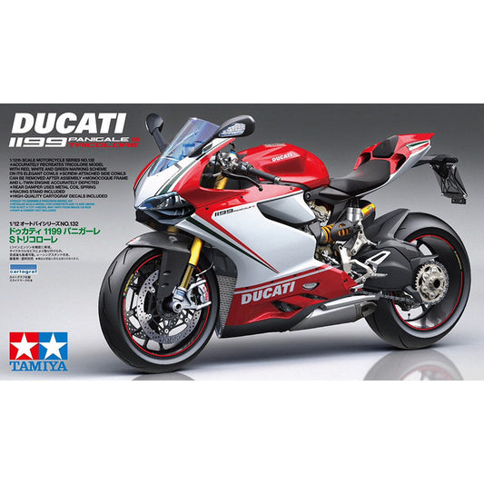 TAMIYA 14132 Ducati 1199 Panigale S - Tricolore 1:12 Bike Model Kit