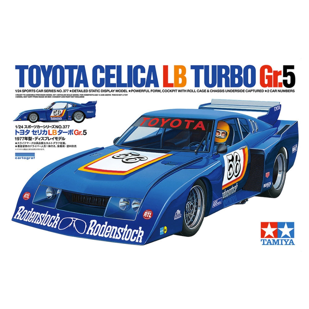 Tamiya 24377 Toyota Celica LB Turbo Gr.5 1:24 Model Kit