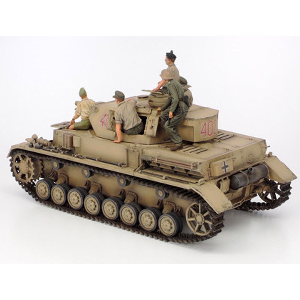 Tamiya 25208 Panzer Kampfwagen IV Ausf F & German Motorcyle Set  1:35 Model Kit