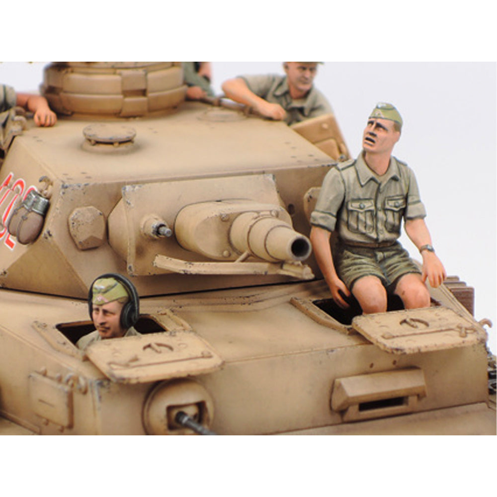 Tamiya 25208 Panzer Kampfwagen IV Ausf F & German Motorcyle Set  1:35 Model Kit