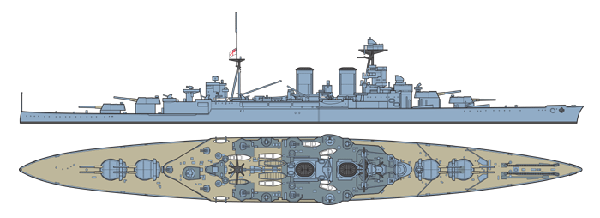 TAMIYA 31806 Hood and E Class Destroyer 1:700 Ship Model Kit