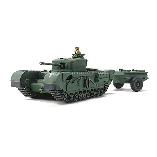 TAMIYA 32594  British  Churchill Tank MKVII Crocodile 1:48 Tank Model Kit