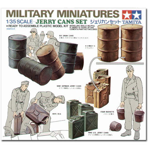 TAMIYA 35026 Jerry Cans 1:35  Military Model Kit