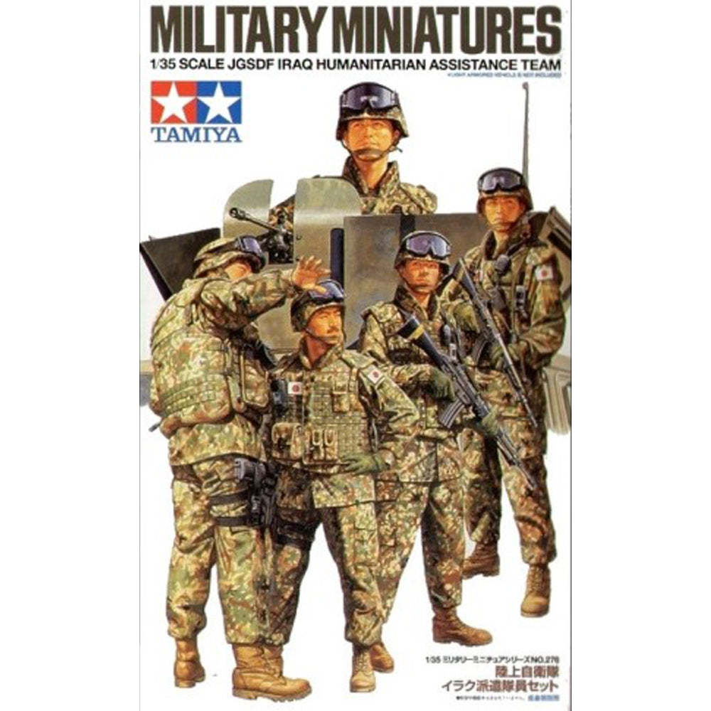 TAMIYA 35276 JGSDF Iraq H. Assistance Team 1:35 Military Model Kit  Figures