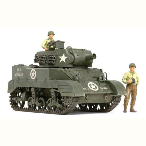 TAMIYA 35312 Howitzer M8 Motor Carriage W/3 Figures 1:35 Military Model Kit