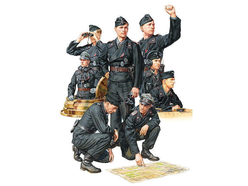 TAMIYA 35354 Wehrmacht Tank Crew Set 1:35  Figures Model Kit