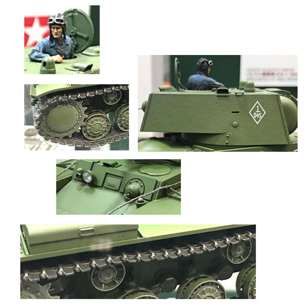 Tamiya 35372 Russian Heavy Tank KV-1F 1941 Early Prod. 1:35 Plastic Model Kit