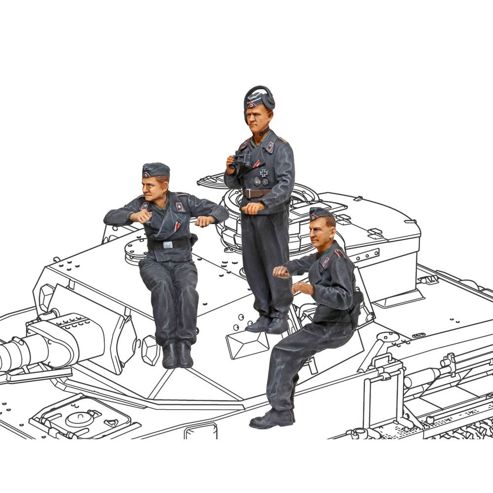 Tamiya 35374 German Panzerkampfwagen IV Ausf F 1:35  Plastic Model Tank Kit