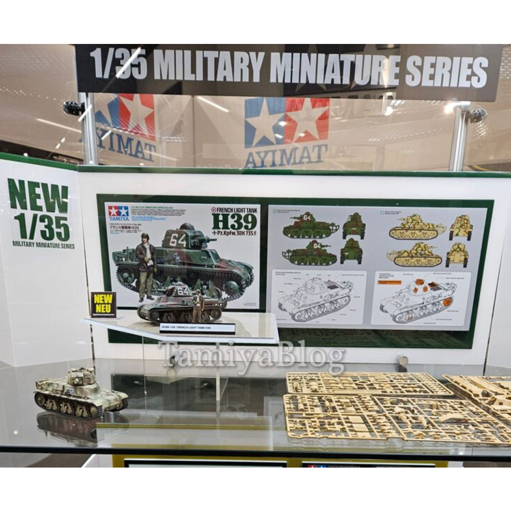 TAMIYA 35389 1:35 Franz. Lt. Panzer H39 (1) – Maquette – Kit de construction en plastique, loisirs, bricolage, kit de char, kit militaire, char 1:35, modélisme, couleur moulée TAMIYA 35389 1:35 Franz. Lt. Panzer H39 (1) – Maquette – Kit de construction en plastique, loisirs, bricolage, kit de char, kit militaire, char 1:35, modélisme, couleur moulée