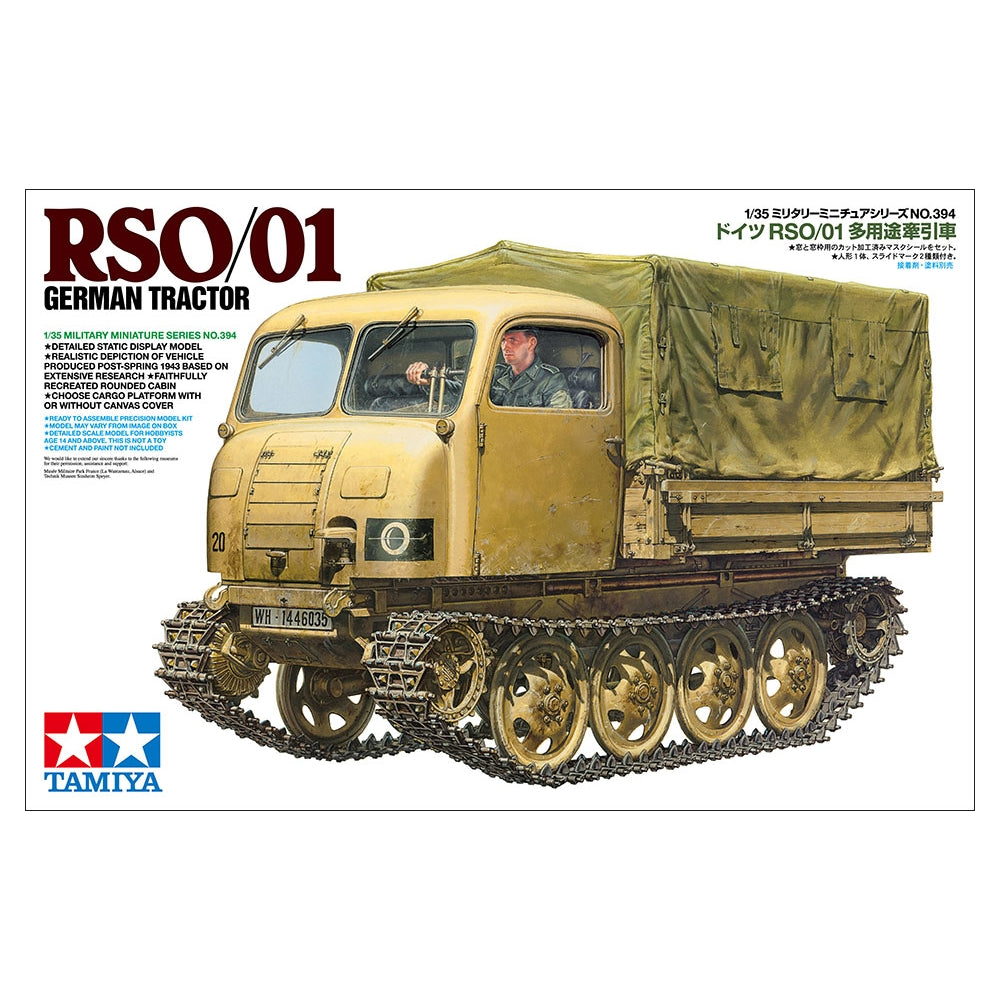 Tamiya 35394 Raupenschlepper Ost RSO/01 German Tractor 19431:35 Model Kit