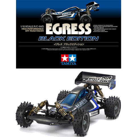 TAMIYA EGRESS BLACK EDITION 1/10 RCカー Amazon.com: TAMIYA 1/10 R/C Egress Black Edition Kit