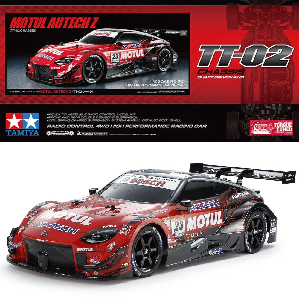 Tamiya RC 47503 Motul Autech Z Pre Painted Body TT-02 1:10 RC Assembly Kit