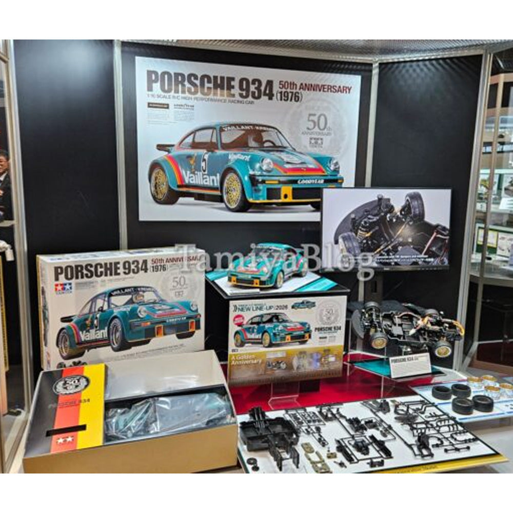 Tamiya RC 47524 Porsche 934 50th Anniversary (1976) 1:10 RC Assembly Kit