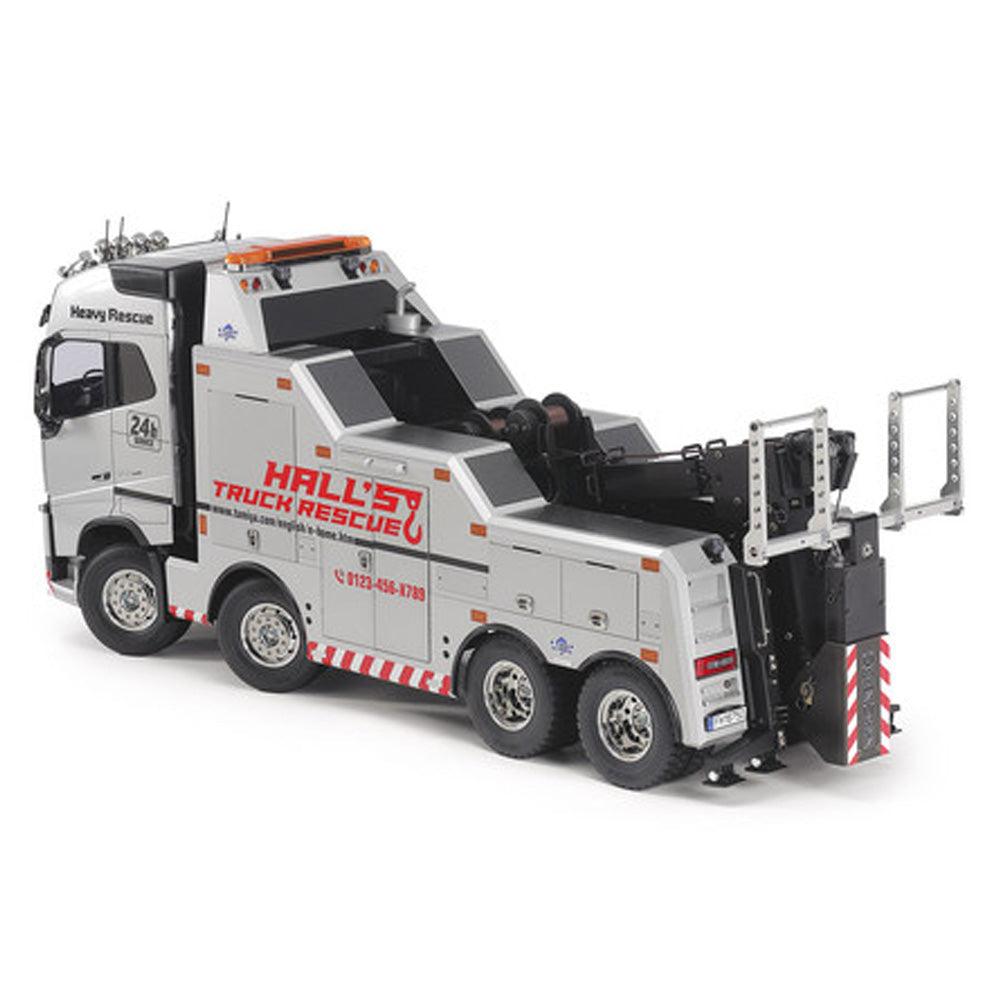 Tamiya RC Volvo FH16 Globetrotter 750 8x4 Tow Truck (Silver) 1:14 RC Truck Kit