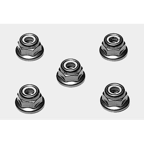 Tamiya 53159 4mm Flange Lock Nut Blue - RC Hop-ups