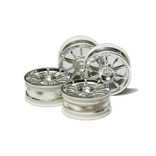 Tamiya 53860 10 Spoke Platd Wheel x4 24mm Of - RC Hop-ups