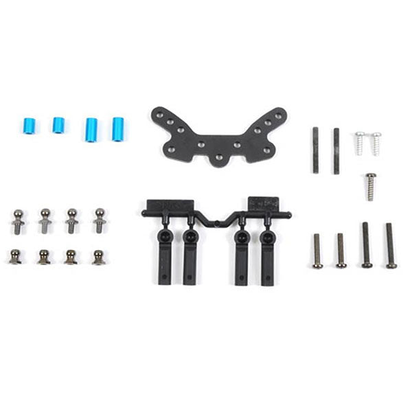 Tamiya 54556 TT-02B FRP Front Damper Stay Set (Neo Scorcher/TT02B/TT02B-MS)