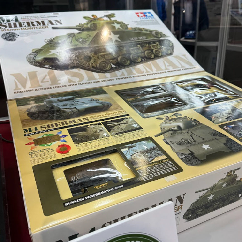 Tamiya RC 56014 M4 Sherman DMD w/Option Kit 1:16 RC Tank Assembly Kit