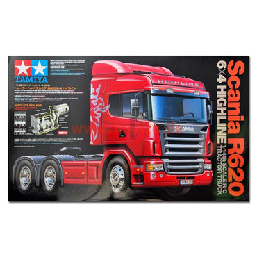 TAMIYA RC 56323 Scania R620 6x4 Highline Tractor Truck 1:14  Assembly Kit
