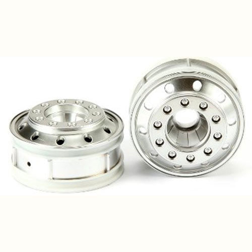 TAMIYA RC 56517 Plated Front Wheels 22mm Matte Truck