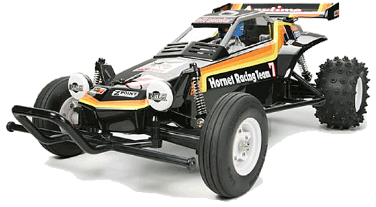 TAMIYA The Hornet RC Car Deal Bundle. Radio, 3300 Battery & Charger 58336