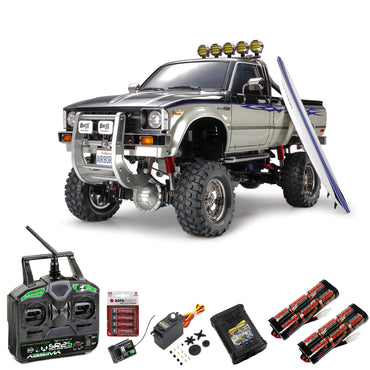 TAMIYA RC 58397 Toyota Hilux High Lift 1:10 Premium Stick Bundle