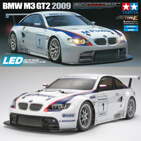 Tamiya RC 58449 BMW M3 GT2 2009 (TT-01 TYPE-E) 1:10 RC Assembly
