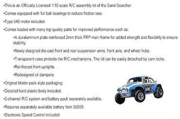 TAMIYA RC 58452 Sand Scorcher Off Road Buggy  Assembly Kit 1:10