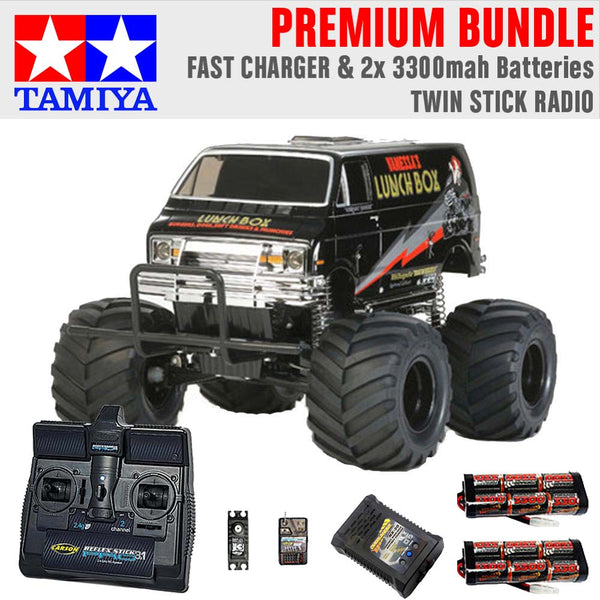 TAMIYA RC 58546 Lunch Box Black Edition 1:12 Premium Stick Radio
