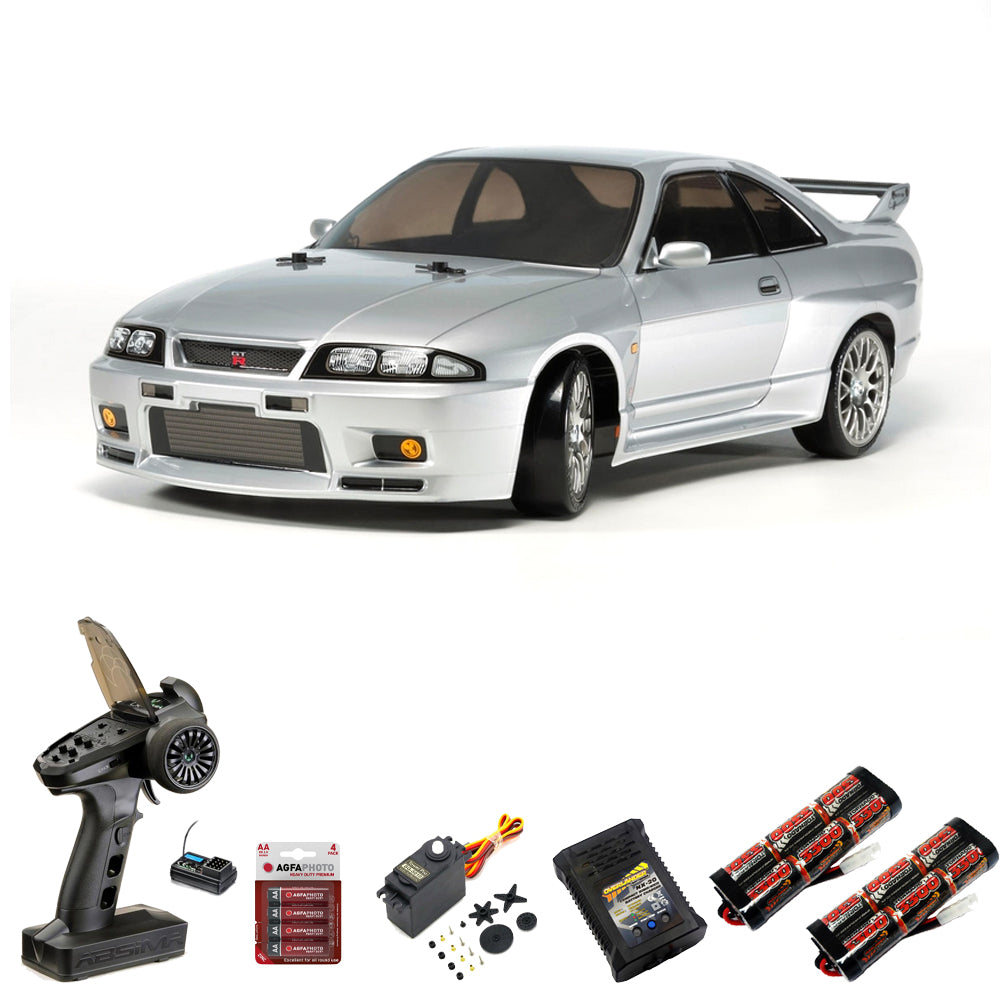 TAMIYA RC 58604 Skyline GTR R33 TT-02D 1:10 Car Premium Wheel Bundle