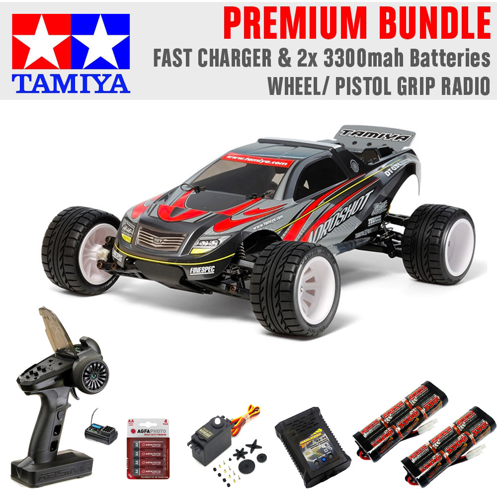 TAMIYA RC 58610 Aqroshot DT-03T 1:10 Premium Wheel Bundle