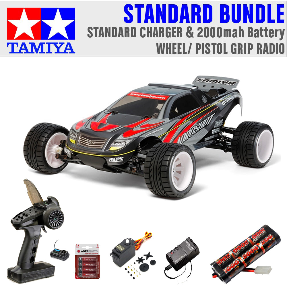 TAMIYA RC 58610 Aqroshot DT-03T 1:10 Standard Wheel Bundle