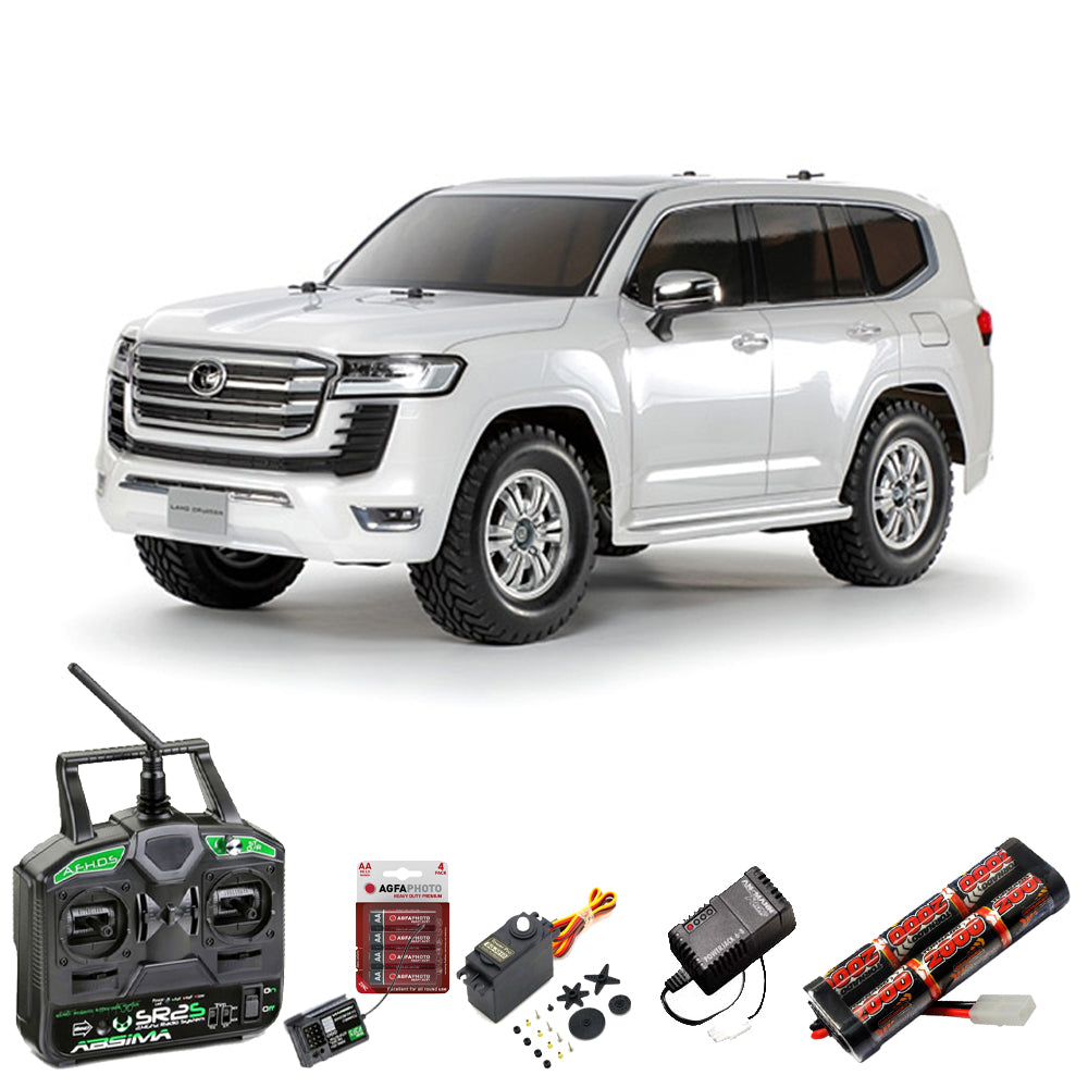 Tamiya RC 58688 Toyota Land Cruiser 300 CC-02 RC Car Standard Stick Bundle