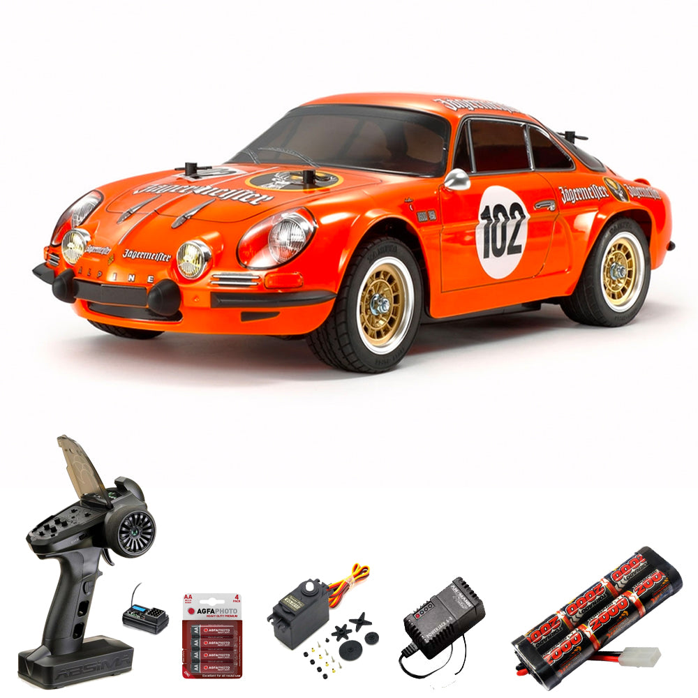 TAMIYA RC 58708 Alpine A110 Jaeger (M-06) 1:10 RC Standard Wheel Bundle