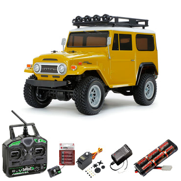 Tamiya RC 58715 Toyota Land Cruiser 40  CC-02 RC Car Standard Stick Bundle