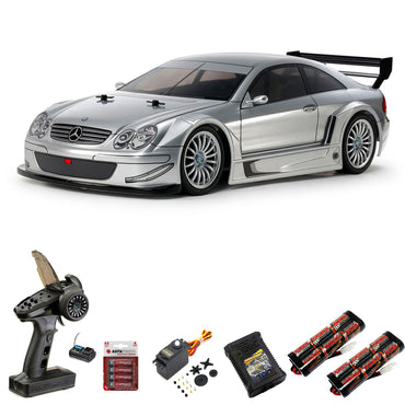 Tamiya RC 58722 Mercedes CLK AMG '02  TT-02 RC Car Premium Wheel Bundle