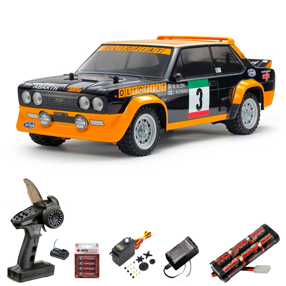 Tamiya RC 58723 Fiat 131 Abarth Rally Olio (MF-01X) 1:10 Standard Wheel Bundle