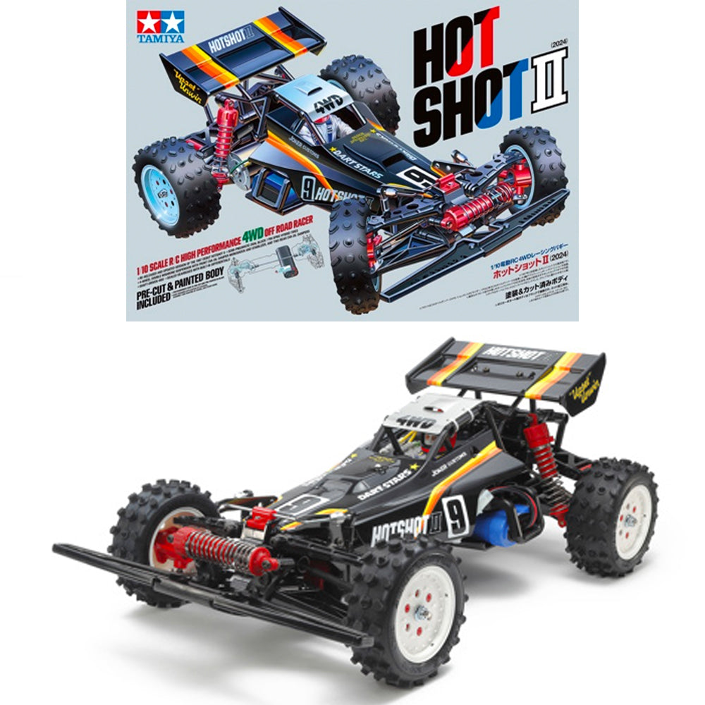 Tamiya RC 58737 Hotshot II (2024) 1:10 RC Car Assembly Kit – Jadlam ...