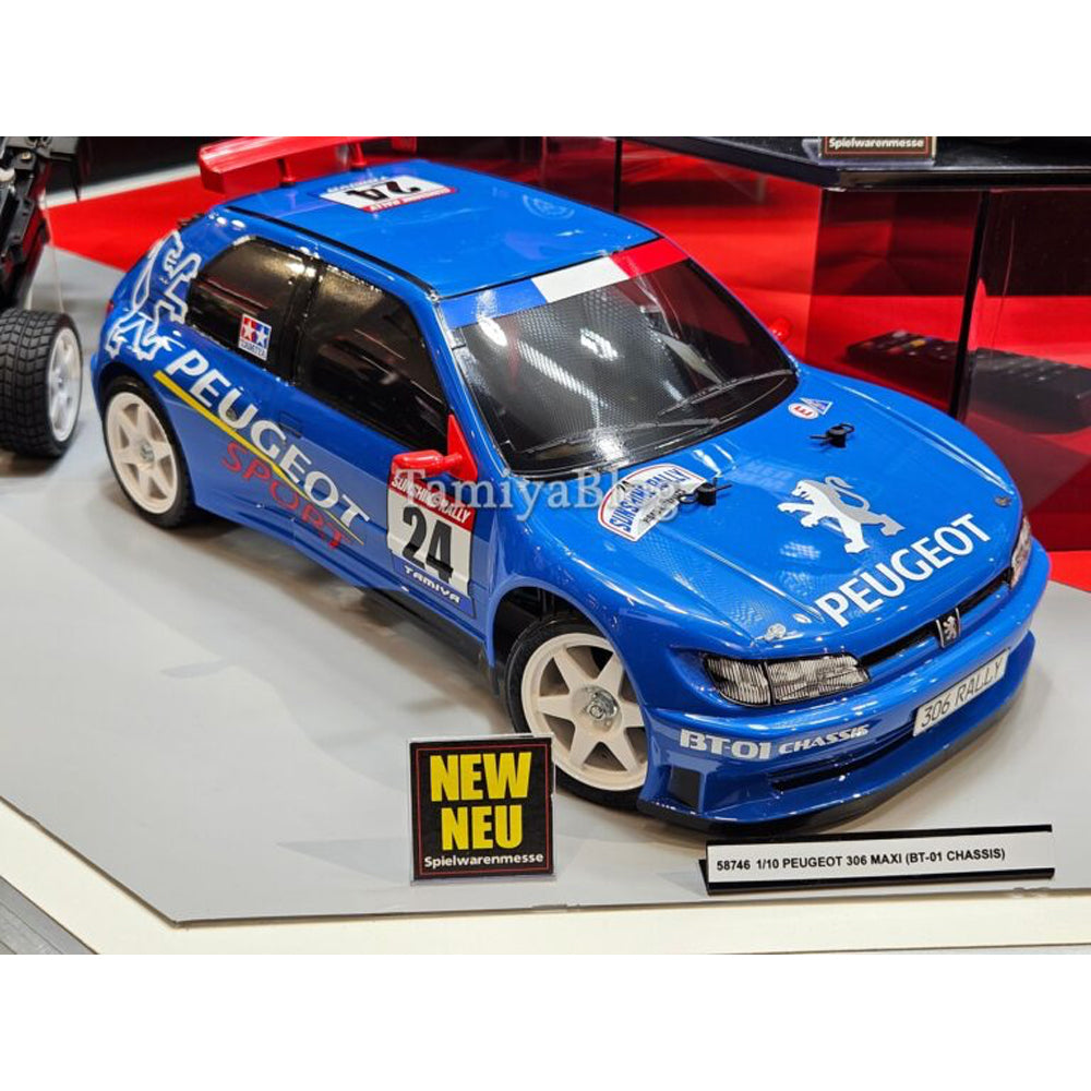 Tamiya RC 58746 Peugeot 306 Maxi (BT-01) 1:10 RC Assembly Kit - NO ESC ...
