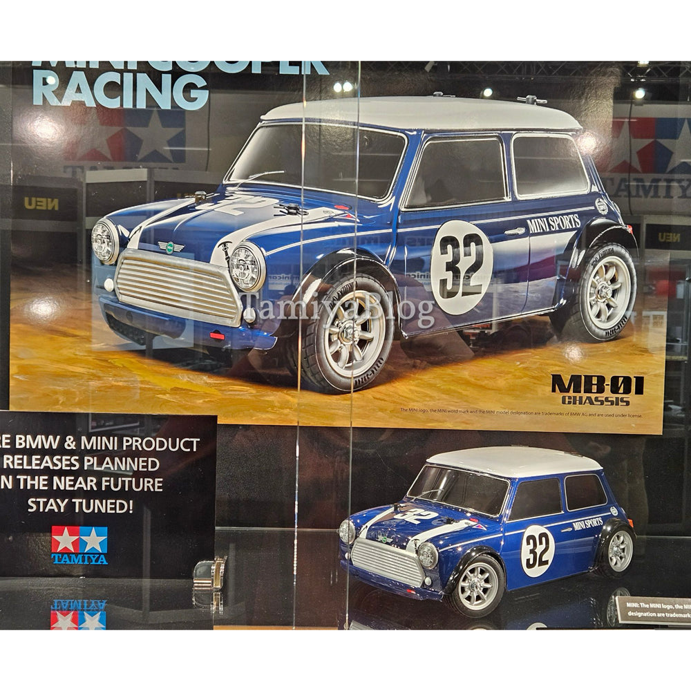 Tamiya RC 58747 Mini Cooper Racing (MB-01) 1:10 RC Assembly Kit - NO E ...