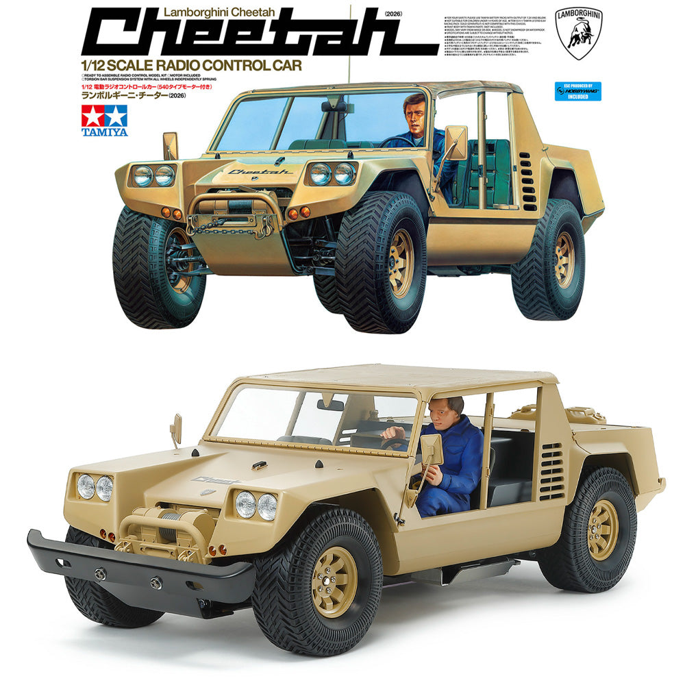 Tamiya RC 58754 Lamborghini Cheetah (2026) 1:12 RC Assembly Kit