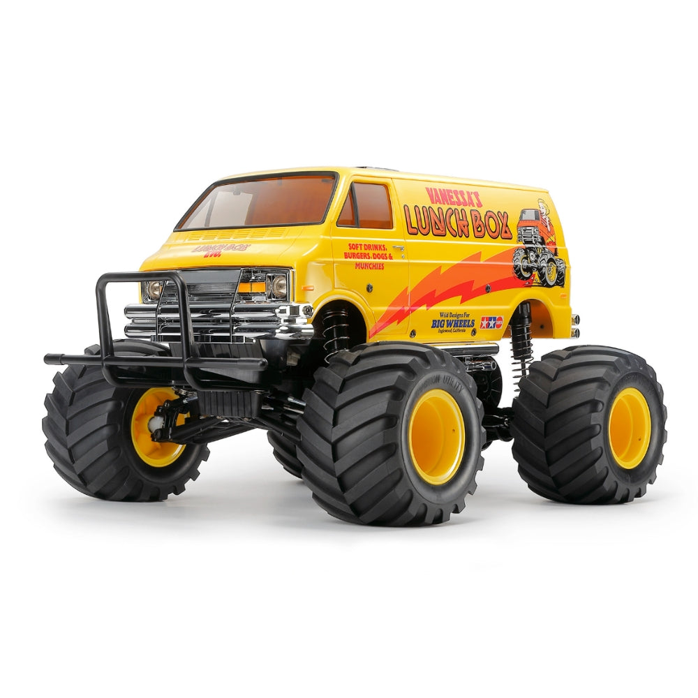 タミヤ1/12 Lunch Box ビックトラック メタリックイエローフルセット Tamiya RC 58755 Lunch Box Evo 1:12 RC Assembly Kit – Jadlam Toys