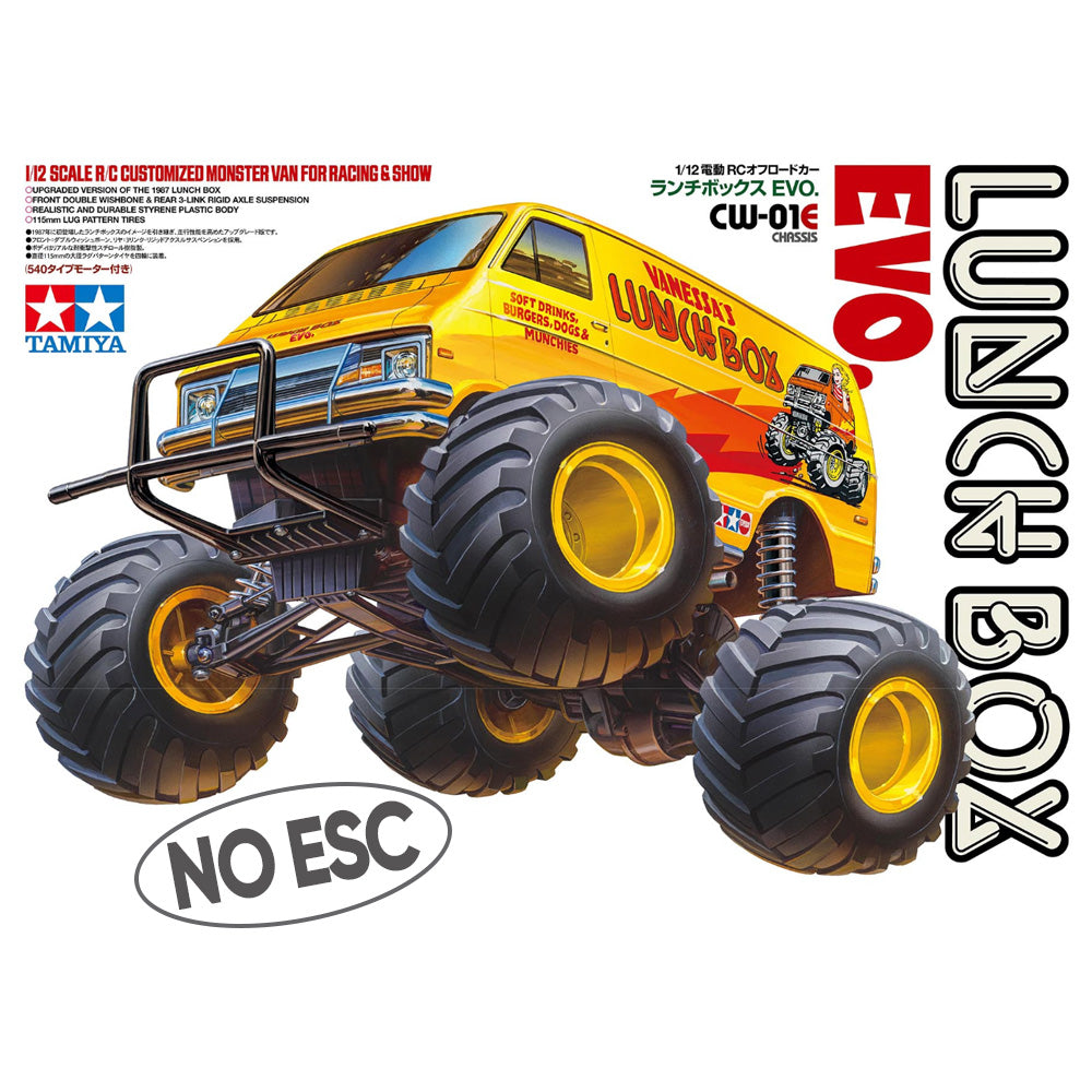 Tamiya RC 58755 Lunch Box Evo 1:12 RC Assembly Kit - NO ESC