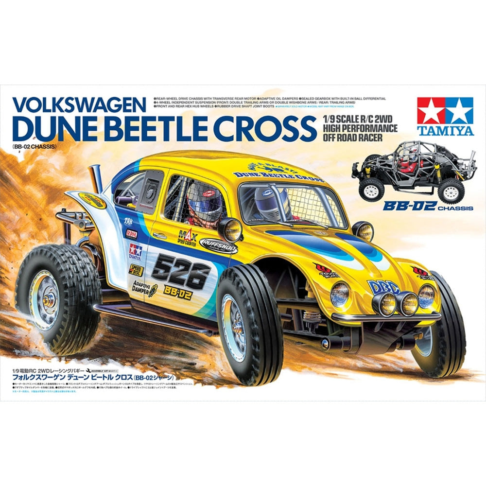 Tamiya RC 58757 Volkswagen Dune Beetle Cross BB-02 1:9 RC Assembly Kit
